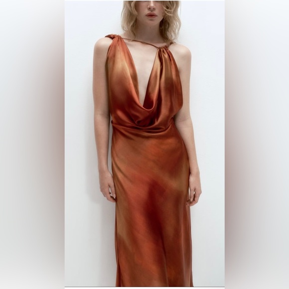 COPY - Zara Satin Effect dress, NWT!! - Picture 3 of 6